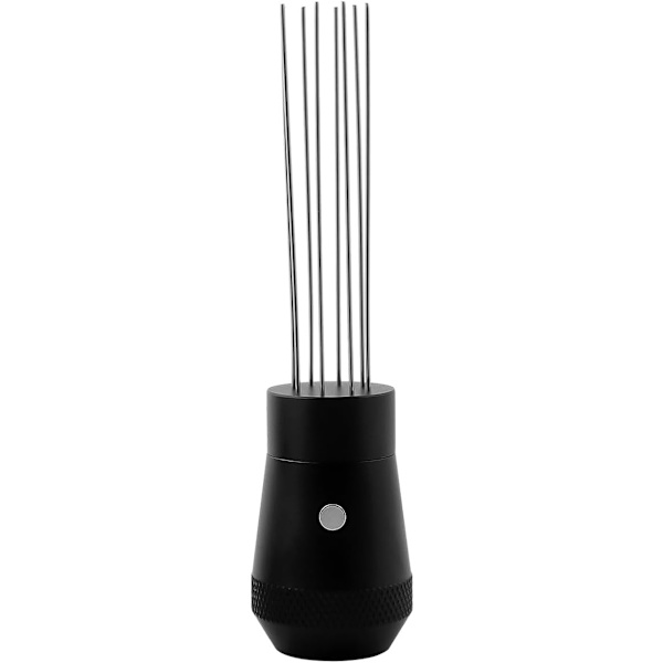 1 bit kaffepulvernål, pulverspridare i rostfritt stål, magnetisk tallpulvernål, espressotillbehör, kafferörare