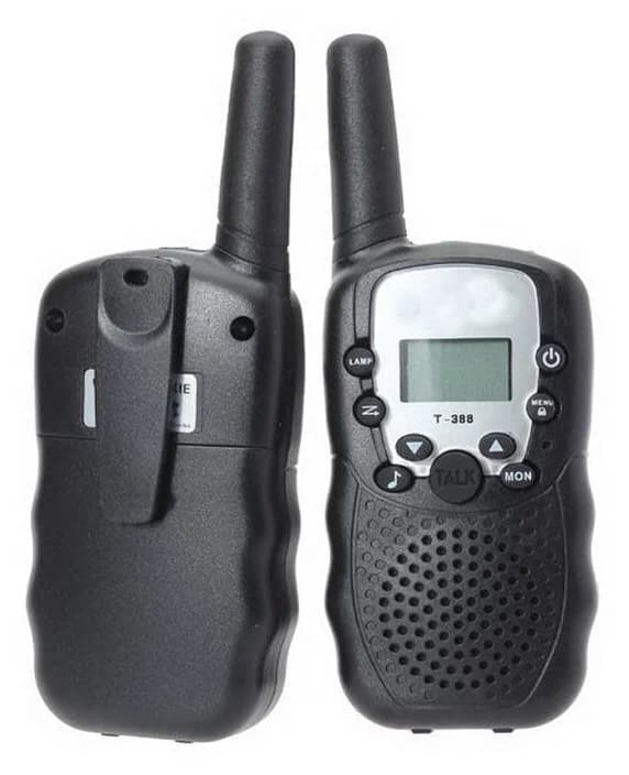 Walkie-Talkie - 3km Black Svart