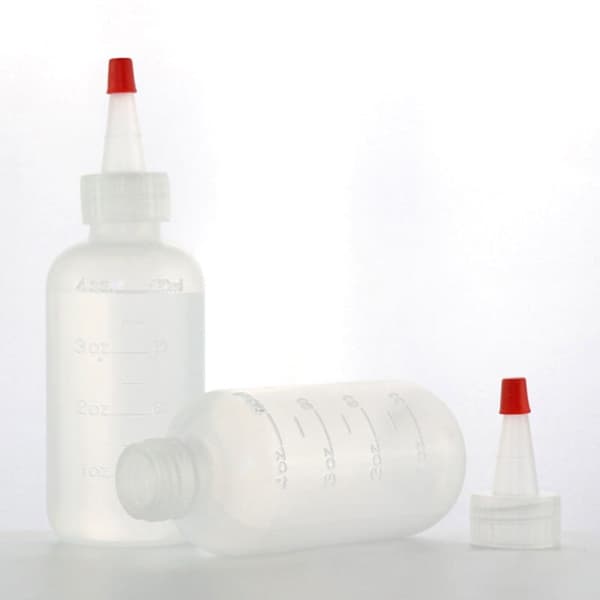 10-pack 120 ml Plast Klämbara Droppflaskor med Dispenser för Hemanvändning, Vit