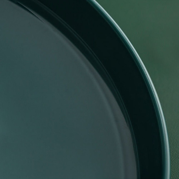 Tallerken med 3 sektioner Runde matte tallerkener i plast