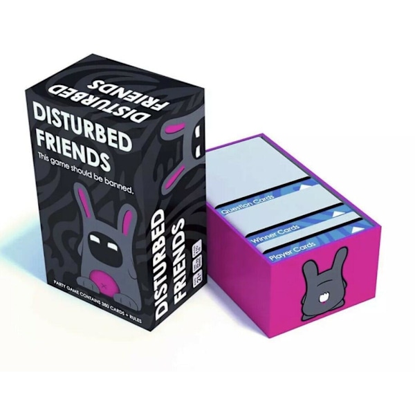 DISTURBEDFRIENDS Engelska sällskapsspelkort Confused Friend Basics