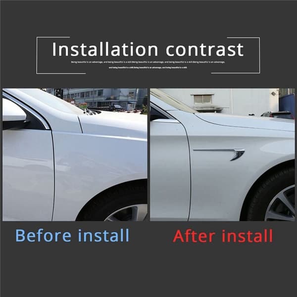 Par Sidoluftventil Trim För CE GLC Klass W205 W213 E63S Blad Dekal A