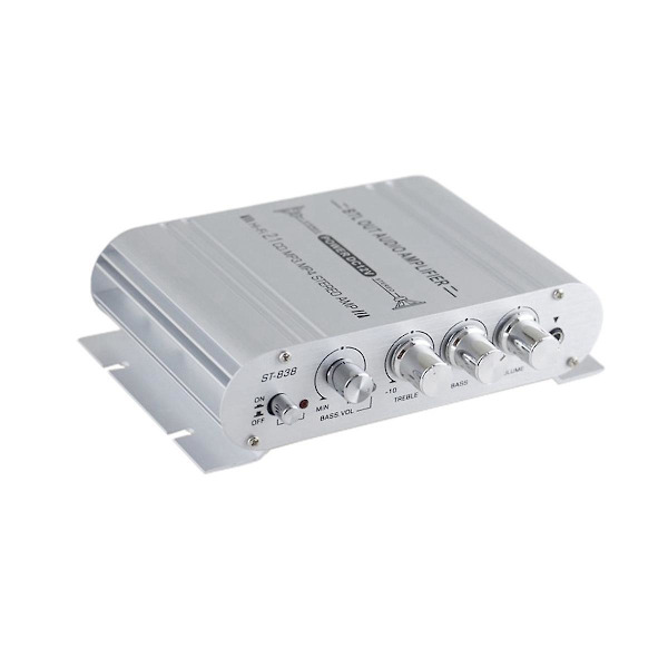 Bilstereo forstærker højttaler Hifi Power 2.1 kanal hjemme subwoofer lyd output 12v lydsystem