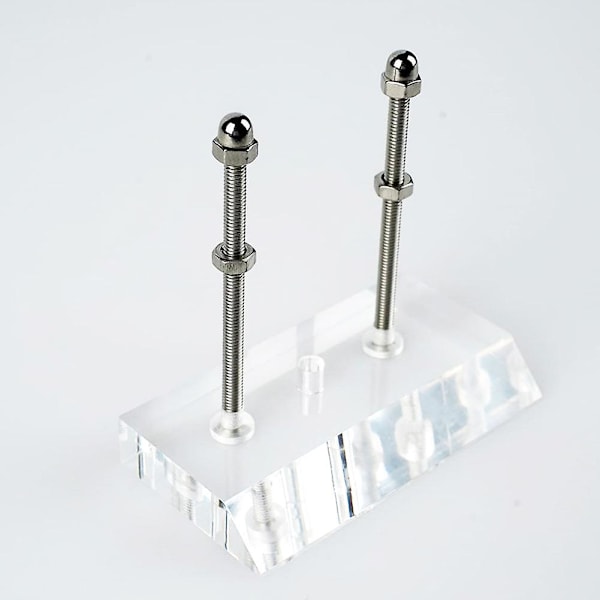 Deck Wall Mount Skateboard Hanger Professionel Display Rack Opbevaringsværktøj Akryl Transparent transparent