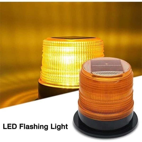 Gul LED Strobe Advarselslampe Magnetisk 300A til Bil Trailer Campingvogn SUV