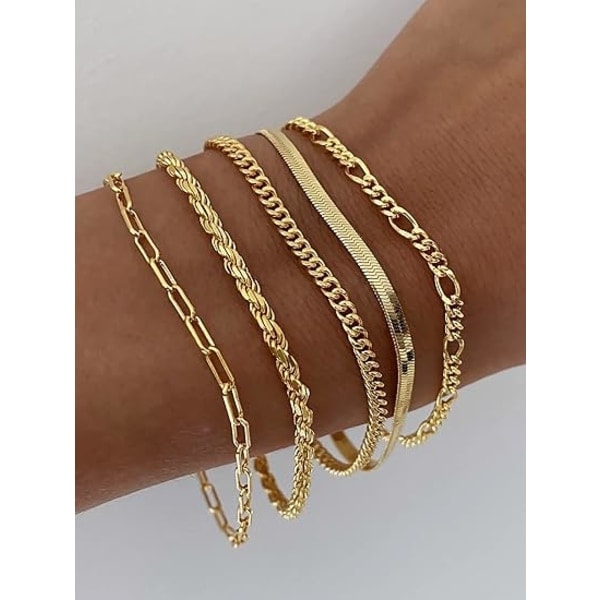 Guldarmband för kvinnor, 14K