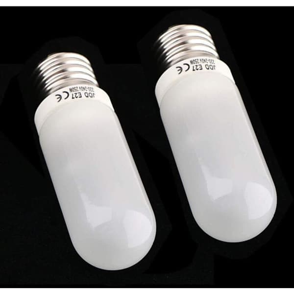 2 stk. 250W 220-240V E27 frostede halogenpærer, kompatible med studio strobe belysning