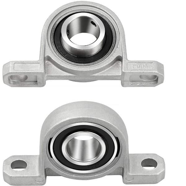 Pude blok lejer zink legering kuglelejer med støbejerns base 12mm
