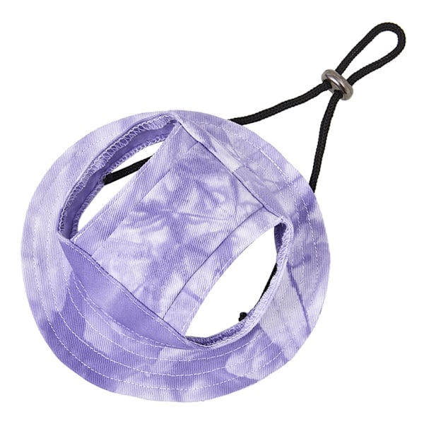Hundesolhatt Justerbar Hund Utesport UV-beskyttelseshatt caps qd best Lilla L Purple L