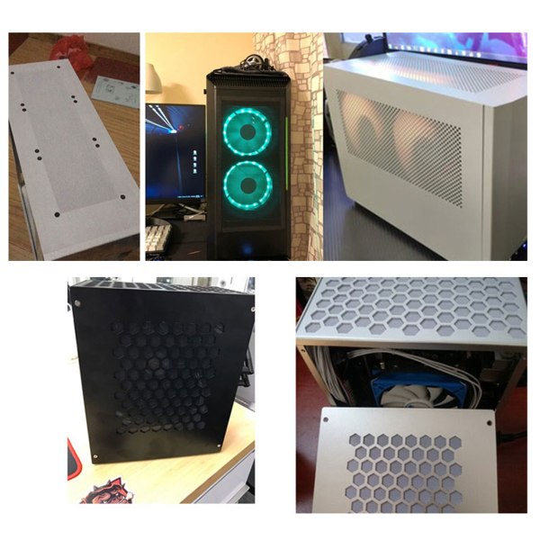 Datorchassi Fläkt Dammfilter Mesh PVC Dator PC för case Fläkt Dammsäker Fi