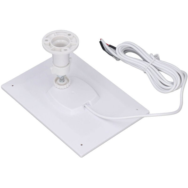 3W 5V Solpanel Professionell Effektiv Monokristallin Kisel Solpanel Laddare för Utomhussäkerhetskamera Vit, DUBUNS