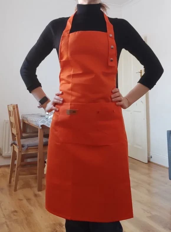 Kjøkken Grill Forkle orange