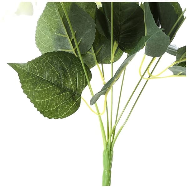 7 Stora Huvuden Vit Sidenhortensia Bukett