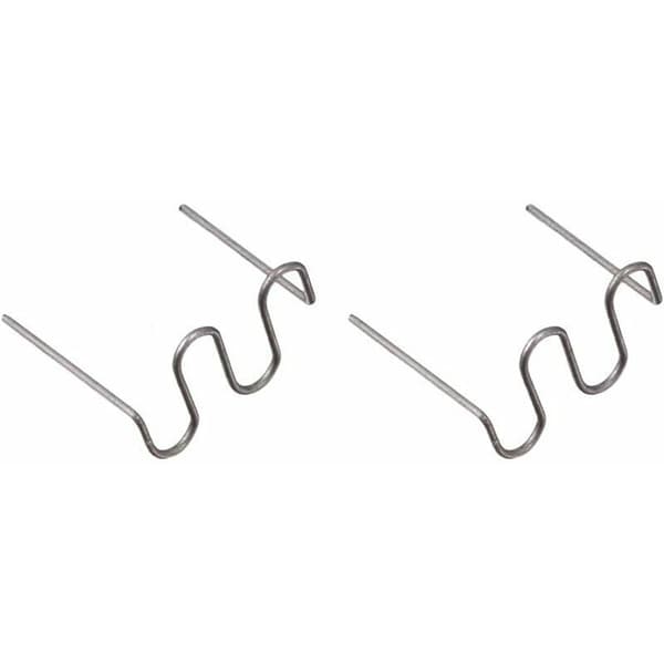 500 st 0,6 mm plastsvetsklammer för bilstötfångarreparation, kompatibel med varmluftspistol
