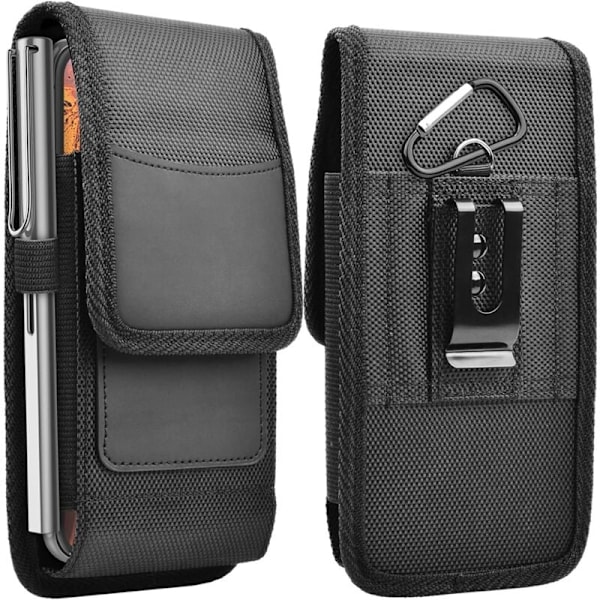 iPhone 15 Pro Max Fodral (6,7 tum) med Nylon Bältesklämma - Kompatibel med Apple