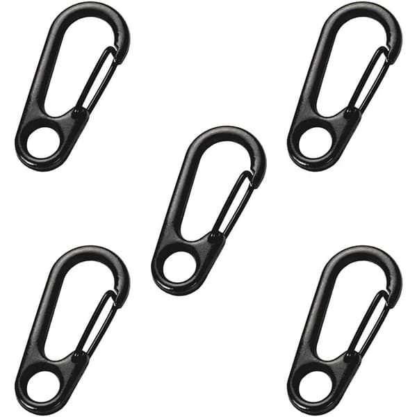 Mini Karbinhake, 5 Stycken Mini Karbinhake, Fjäder Karbinhake Nyckelring Lås, Mini Karbinhakar, för Camping, Vandring
