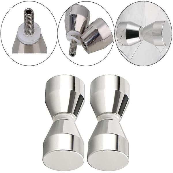 Dusjdørgreb - Sølv Aluminium - Til Dusjdøre, Glas