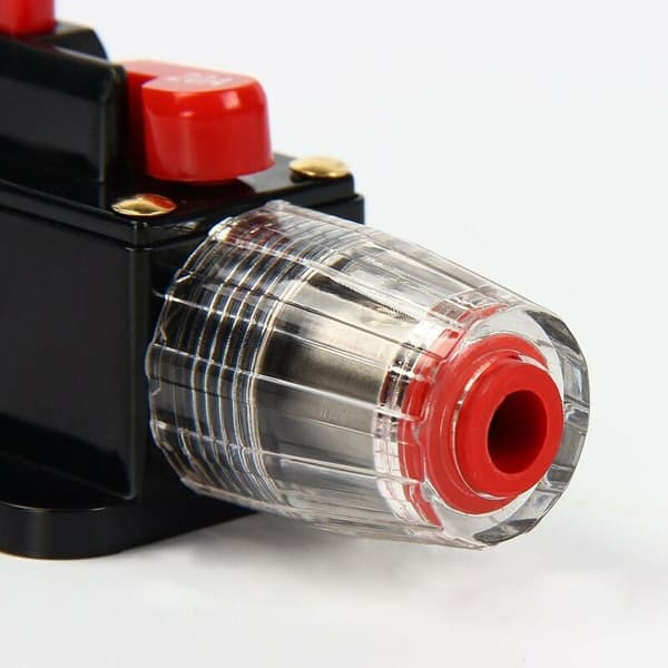 Bil Strømbryter 12V - 24V DC Bilbeskyttelse med Manuell Reset Bryter Sikring 100A
