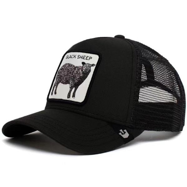 Vuxen Black Panther Mesh Cap Sommar Baseball Cap Trucker Cap BLACK SHEEP