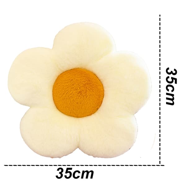 Blomsterformet pute