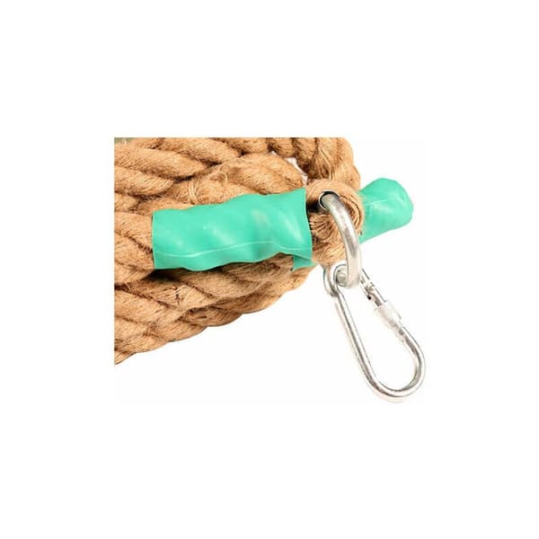 Klätterrep med karbinhake, Power Training Battle Rope - Rep för muskelträning, styrketräning - 30mm3m..