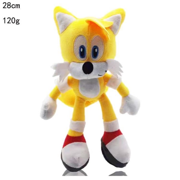 Ny Igelkott Super Sonic Plyschleksak Docka Super Tals Sony Docka black 30cm