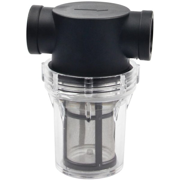 Rørledning Vannpumpefilter 1\" med 100 Mesh Rustfritt Stål Skjerm, Inline Mesh Filter for Hagevanning