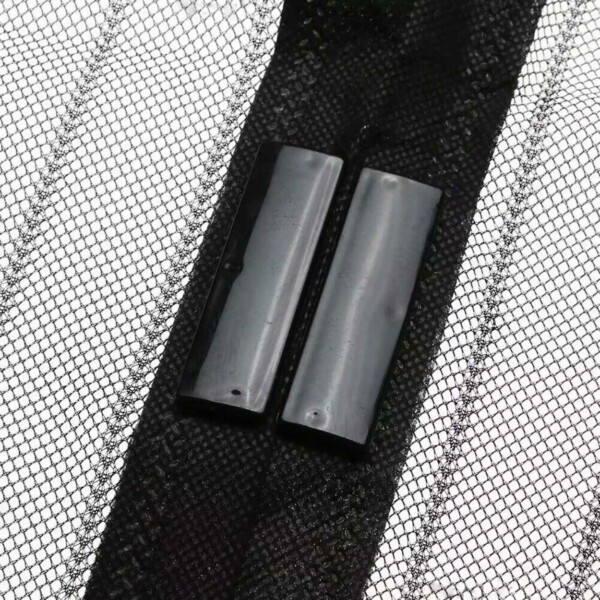 Magnetisk Myggnät för Dörr - Myggnätsdörr med Magnet 210x100cm Vit vit white