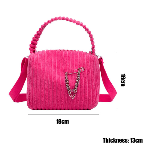 Manchester Crossbody-väska för dam, Axelväska för flickor, Axelväska white