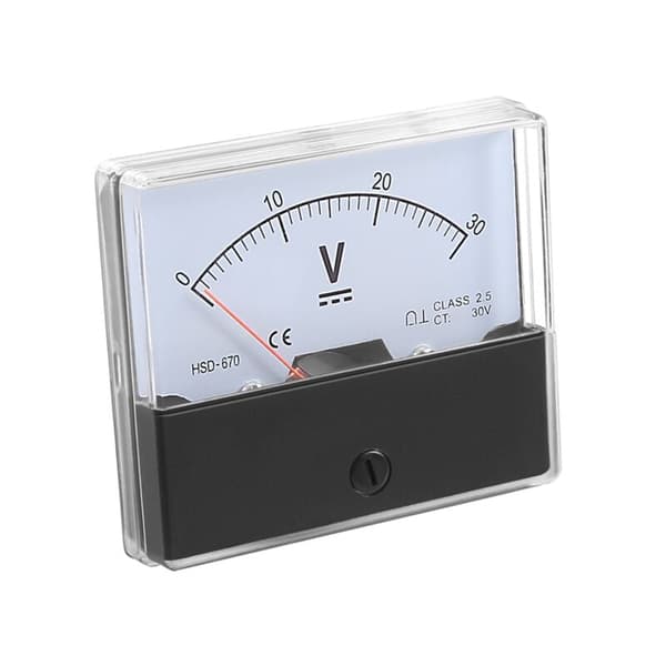 -670 Nøyaktighet DC 30V Analogt Panelmeter Voltmeter
