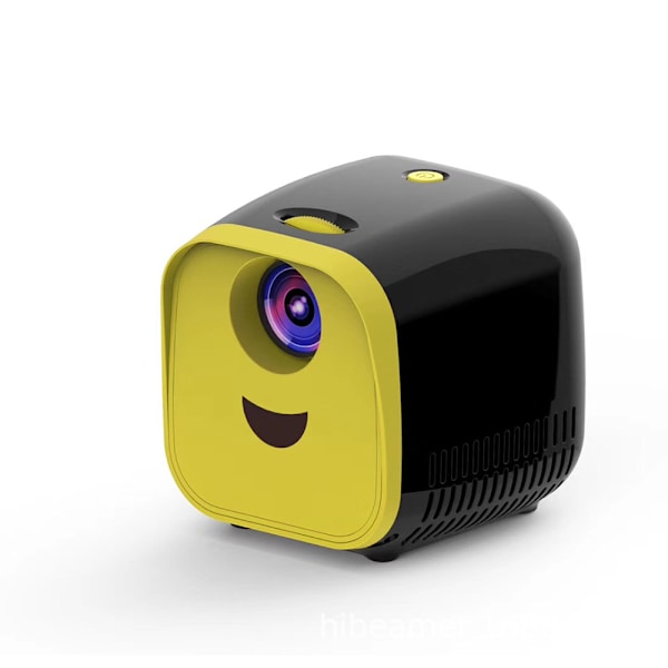 Mini LED Hjemmeprojektor Børneprojektor 480x320P Mikro Tidlig Uddannelsesprojektor Sort Europæisk Standard Engelsk Version A