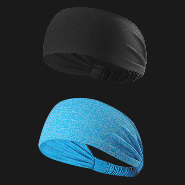 Pcs Sports Polyester Fiber Hodebånd Unisex Elastisk Svettetransporterende Sklisikker Hodebånd for Løping Sports Reise Fitness Ridning