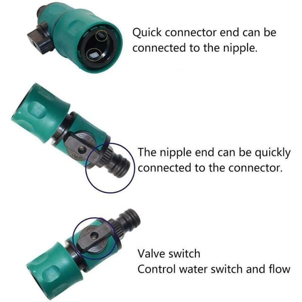 BE-Tool 2 stk. Plast Vannkranadapter for Plen Vanning Bilvask