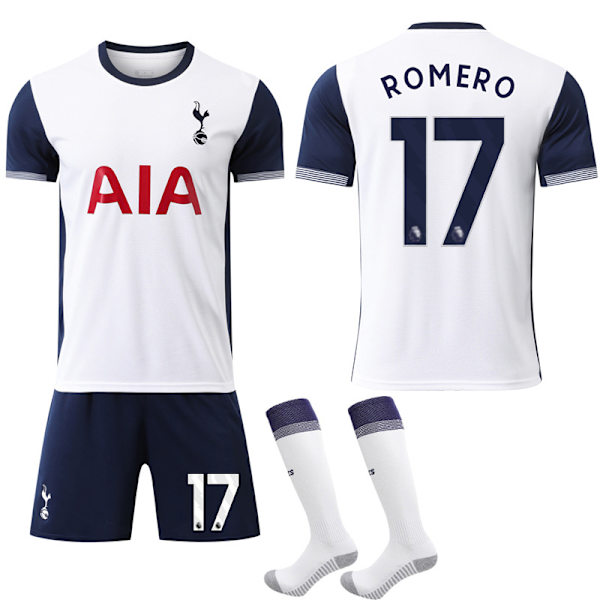 2024-25 Ny Tottenham Hotspur Hjemmefodboldtrøje NR. 17 NO.17 with socks #18