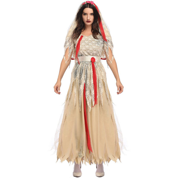 Halloween Kostumer Vampyr Djævel Brud Voksen XL