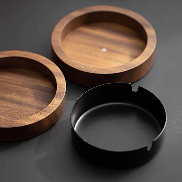 Original udendørs askebæger design i sort