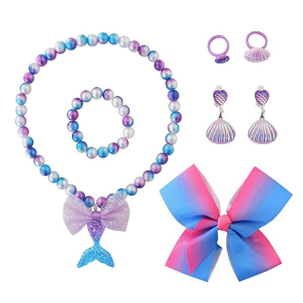 Tyttöjen merenneitoasu-tarvikkeet SA120 Accessories Set