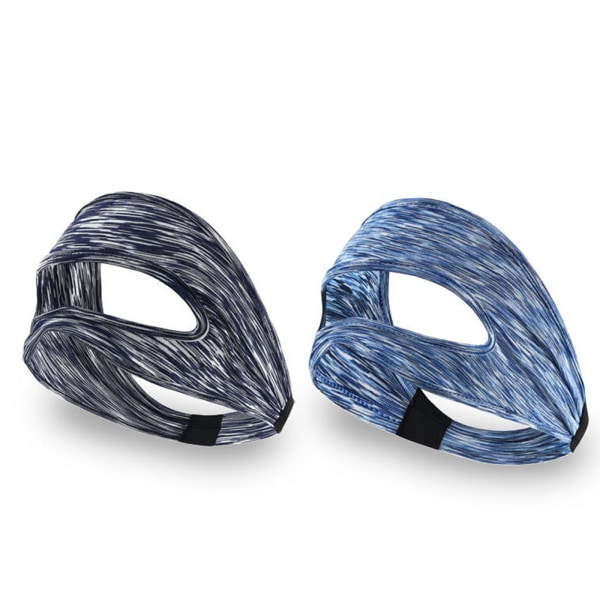 Stark elasticitet VR ögonmask för Oculus Quest 2 Virtual Reality Headset Andas elastiskt svettband