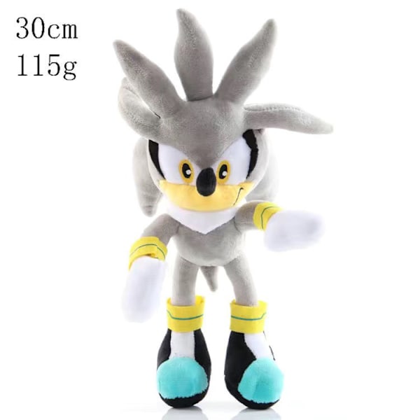 Uusi Hedgehog Super Sonic -pehmolelu Super Tals Sony -nukke black 18cm