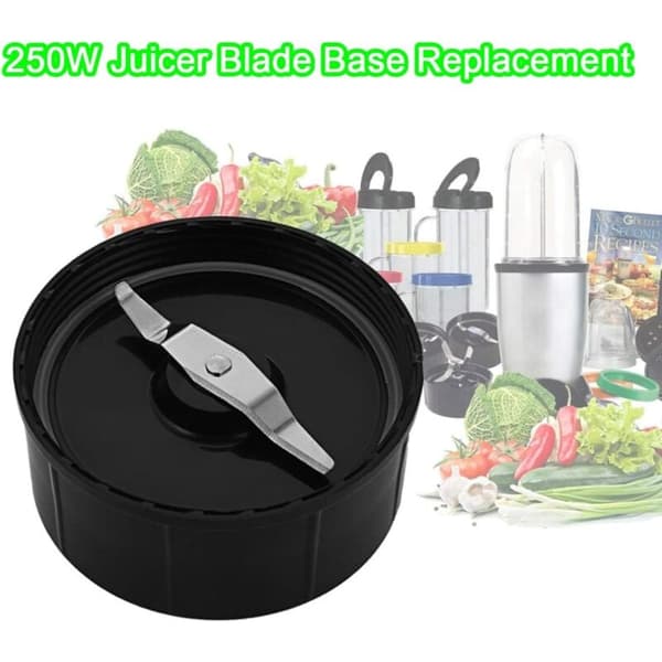 Skarpt fladt blad i rustfrit stål, reservedele, tilbehør, kompatibelt med Magic Bullet 250W blender