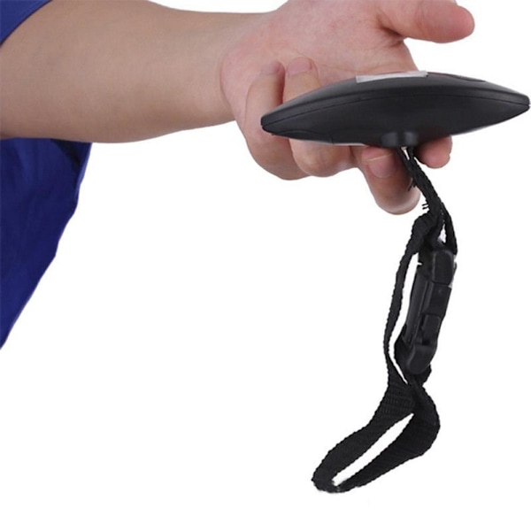 2PCS Digital Bagagevåg, Bagagevåg med ljus LCD-skärm
