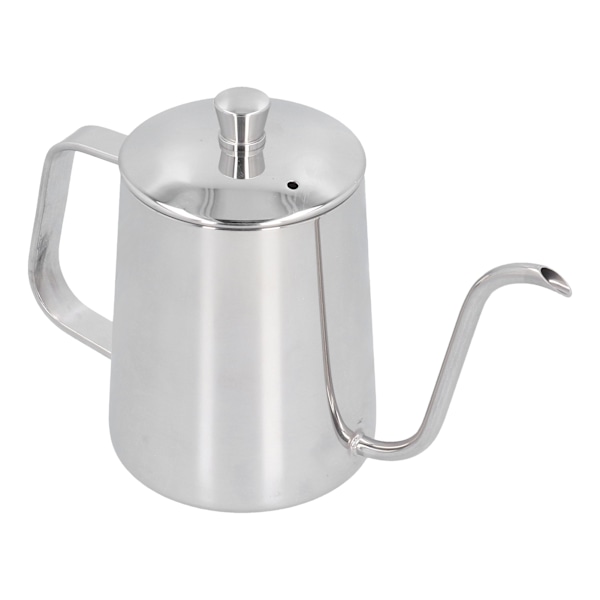 600 ml 304 rostfritt stål kaffekanna svanhals häll över