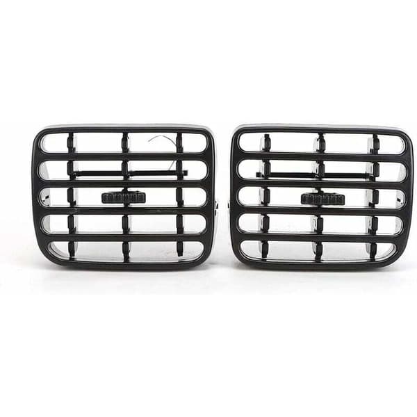 Ventilasjonsgitter for Renault Clio MK2 1998-2006 Dashbord, 2-pakning, Grå