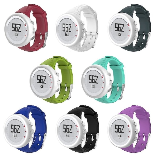 Silikoniranneke Suunto Quest M1 M2 M4 M5 MSeries WatSYDS -rannekkeelle