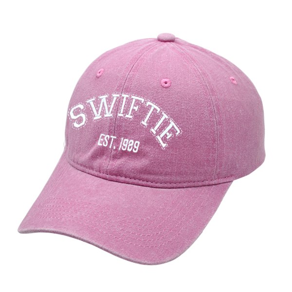 Taylor Swift kasket 1989 broderet retro bomuldshat Unisex fra fans Pink