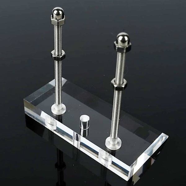 Deck Wall Mount Skateboard Hanger Professionel Display Rack Opbevaringsværktøj Akryl Sort black
