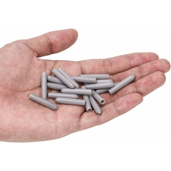 120 st diskmaskinskorg PVC skyddskåpor grå 3mm innerdiameter