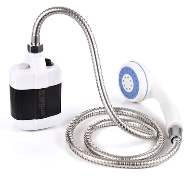 Bärbar Campingdusch, Uppladdningsbar Elektrisk Duschpump via USB för Husbil, Biltvätt, Trädgårdsarbete, Husdjursrengöring