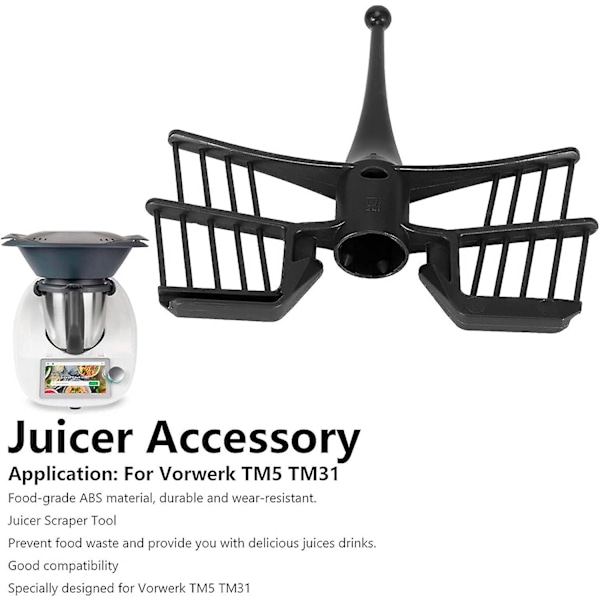 Hushållsjuicer Skrapare Barskrapa Köksverktyg Juicer Extraktor Reservdelar Passar till Vorwerk Tm5 Tm31