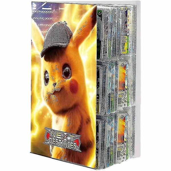9 lommer 432 kort Anime Album Bog Pikachu Favorit Spil Game Map Binder Folder Detective